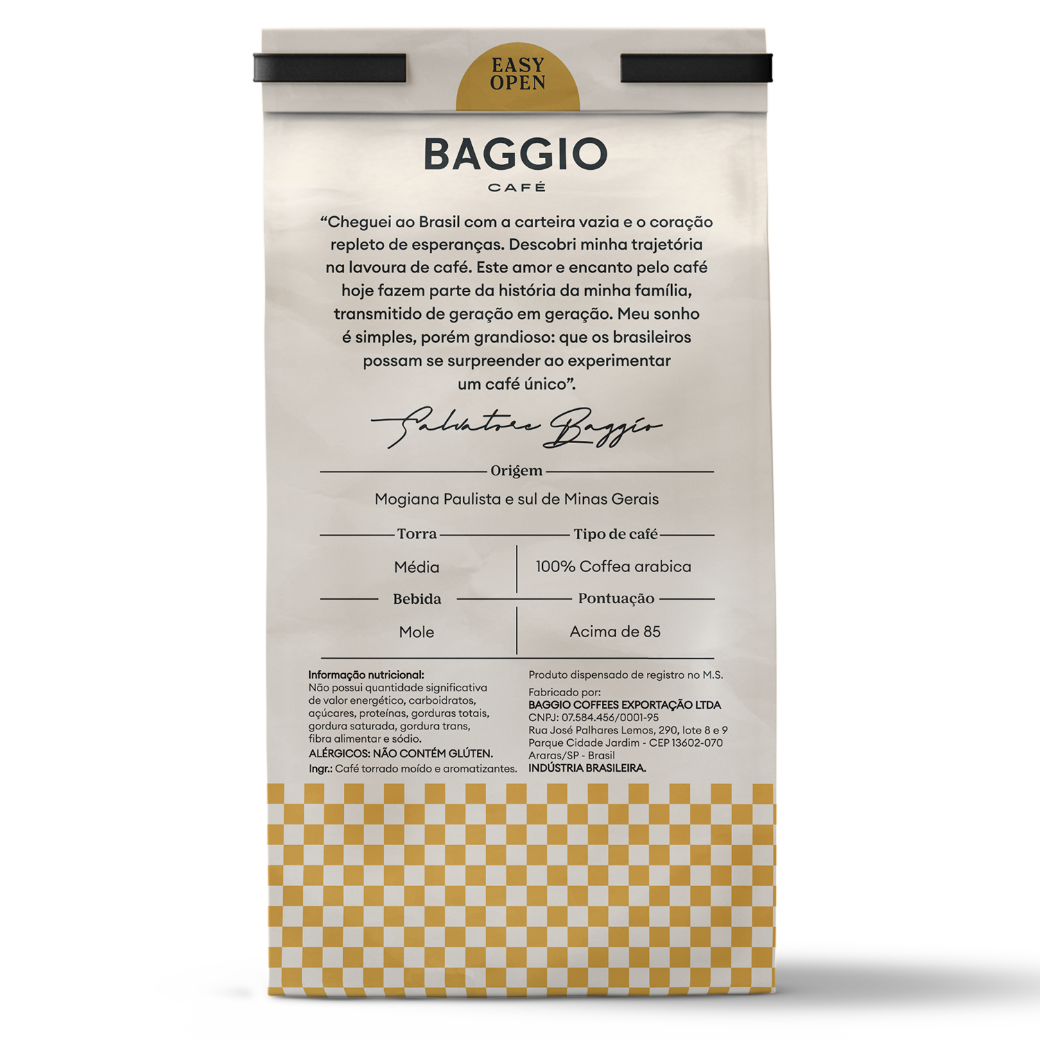Baggio Aromas Caramelo - 250g