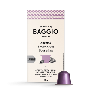 Baggio Aromas Amêndoas Torradas - 10 Cápsulas p/ Nespresso*