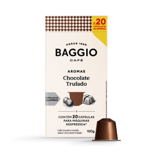 Baggio Aromas Chocolate Trufado - 20 Cápsulas p/ Nespresso*