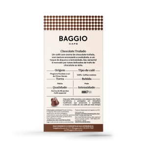 Baggio Aromas Chocolate Trufado - 20 Cápsulas p/ Nespresso*