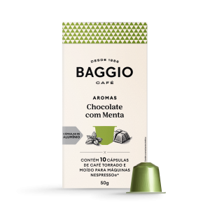 Baggio Aromas Chocolate com Menta - 10 Cápsulas p/ Nespresso*