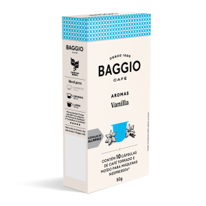 Baggio Aromas Vanilla - 10 Cápsulas p/ Nespresso*