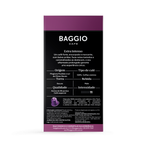 Baggio Extra Intenso - 10 Cápsulas p/ Nespresso*