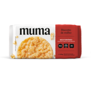 Biscoito de Milho Sabor Mediterrâneo 65g Muma Snacks