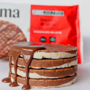 Biscoito de Arroz Chocolate ao Leite 60g - Muma Snacks