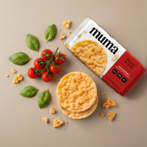 Biscoito de Milho Sabor Mediterrâneo 65g Muma Snacks